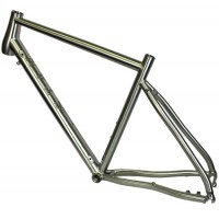 Titanium road bike frame with Taper head tube titanium cyclocross frame flat mount