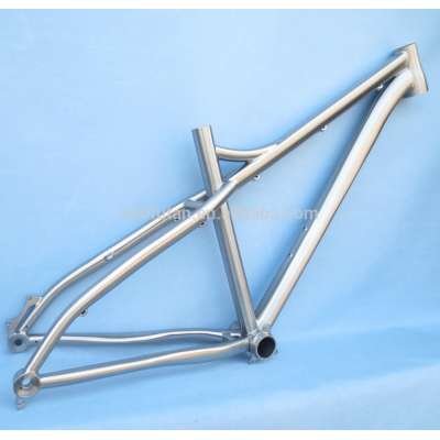 G.R9 Titanium 29ER MTB Frame with 44mm Integrated Headtube,Belt Drive Splitter and Rohloff Sliding Dropouts