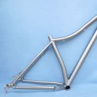 China titanium fat bike snow bike frame 26"*18" 4.8" tire 190 hub space