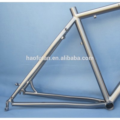 Best sale titanium 700C road bike frame external headtube DI2 ULTEGRA 6810 disc brakes external cable routing bike frame