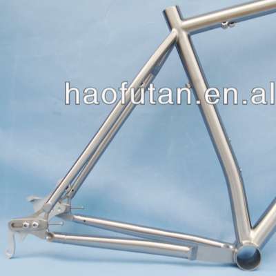 G.R9 Titanium 29ER MTB Frame with 44mm Integrated Headtube,Belt Drive Splitter and Rohloff Sliding Dropouts