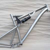 Top selling of Gr9 titanium 650B/26er/29er full suspension fat bike frame