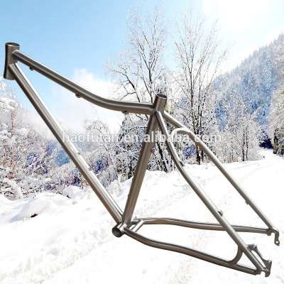 Hot sale titanium fat bike frame snow bike frame 26er x 4.8 tire sought-after fat bike