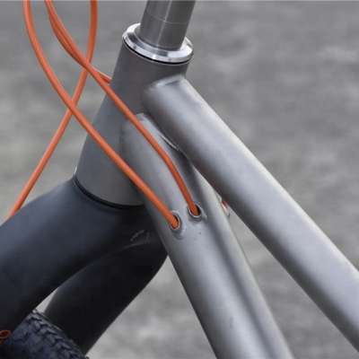 Titanium fat bike frame -HFT titanium frame 190 head tube